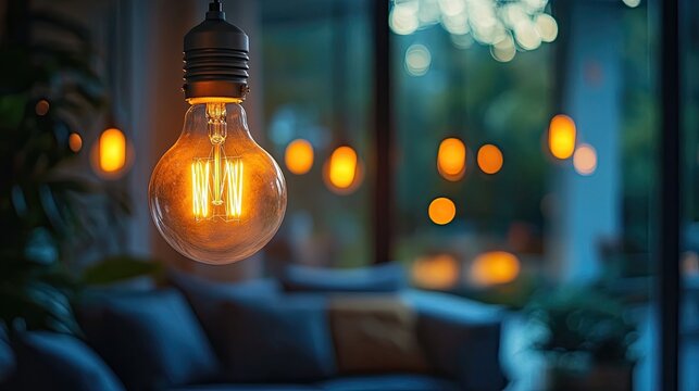 AI-controlled light bulb that adapts brightness to mood and environment