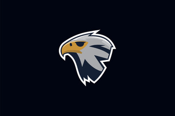  eagle icon Logo Vector Illustration. Suitable for business company, modern company, sport logo, etc.