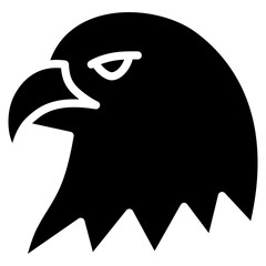 Bald Eagle  Icon Element For Design