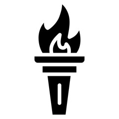 Torch  Icon Element For Design