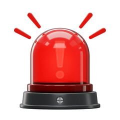 Red Emergency Alarm Siren Icon