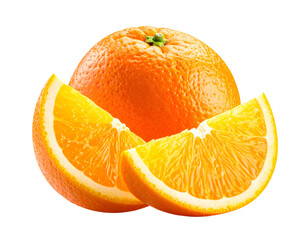 Fresh oranges against a dark background
