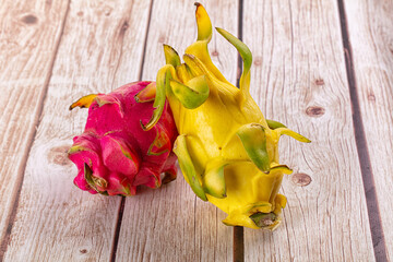 Sweet fresh red and yellow Dragon fruit