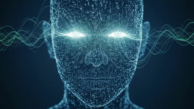 Digital Transformation of Human Emotions in a Futuristic Urban Landscape