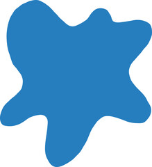 Freeform Abstract Blob With Rounded Star Shape