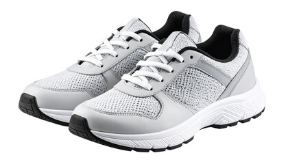 Running sneakers mockup with modern athletic design