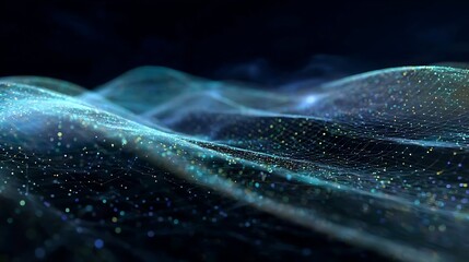 Abstract Mesh Network with Blue Light