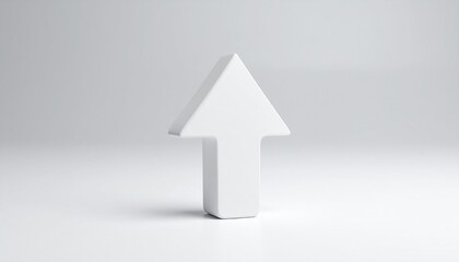 3D arrow, arrow upwards
