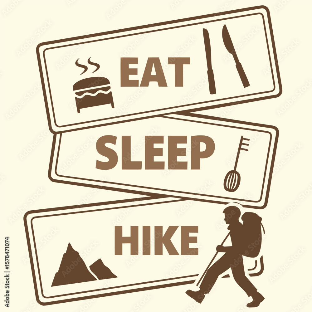 Poster design featuring three stacked lines of text suitable for various applications like posters banners 