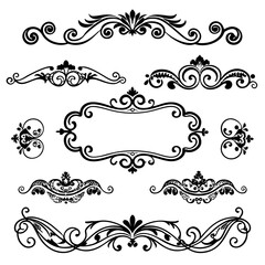 vector set of decorative elements