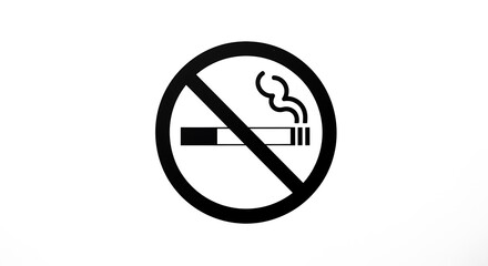 No smoking symbol illustration