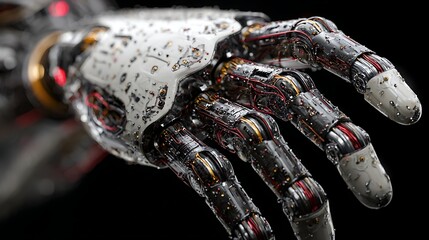 Mechanical Hand with Intricate Details