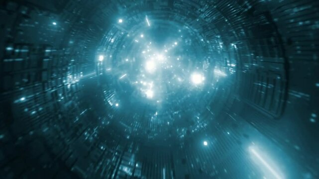light blue starry wormhole sfx