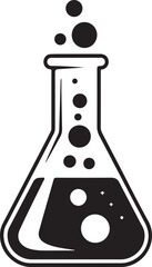 Chemical test tube pictogram icon. Laboratory glassware or beaker equipment isolated on white background. Experiment flasks. Trendy modern vector symbol. Simple flat illustration