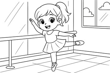 My Hobby Coloring Pages for Kids | Fun Back to School Activity | Kindergarten Printable Worksheets | Simple Black and White Line Art