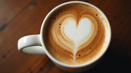Art in a Mug: Heart-Shaped Latte Perfection
