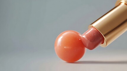 Lipstick Product with Coral Sphere