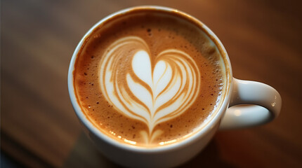Art in a Mug: Heart-Shaped Latte Perfection