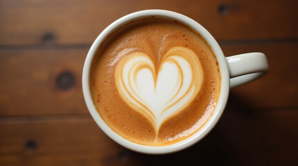 Art in a Mug: Heart-Shaped Latte Perfection