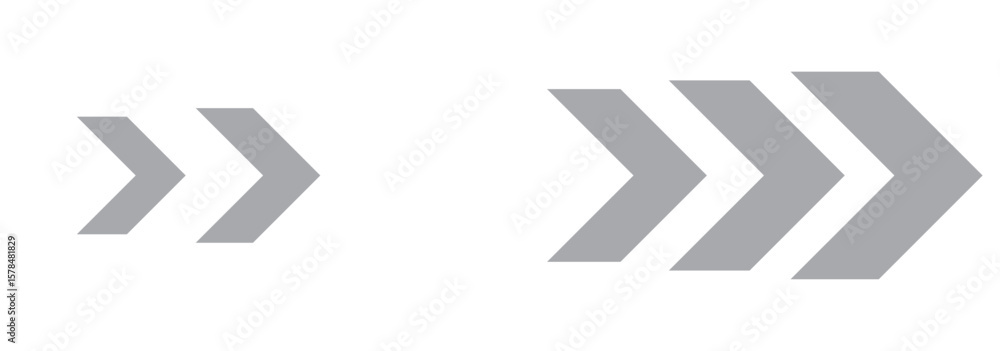 Poster dynamic moving arrow symbol. speed arrow icon. road lines arrow sign. directional arrow sign. black 