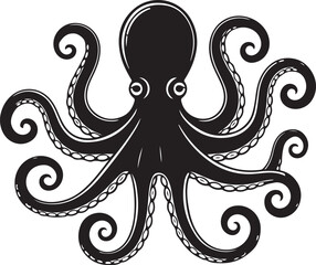 Stylized Octopus Art Drawing © Arifunnahar