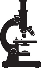 microscope icon on white background