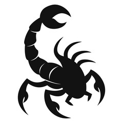 vector illustration of a scorpion