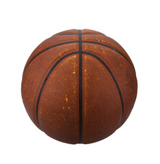 Old Basketball ball over transparen png