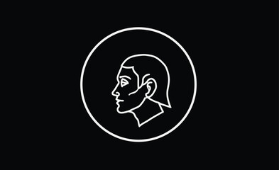 Fototapeta premium silhouette Round Circle logo Icon