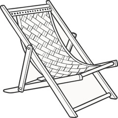 Fototapeta premium hammock on a white background