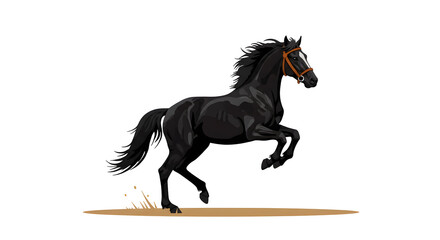 Black Horse Running