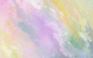 Soft Pastel Abstract Painting with Brushstrokes and Subtle Textures