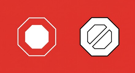Octagon restriction symbol set