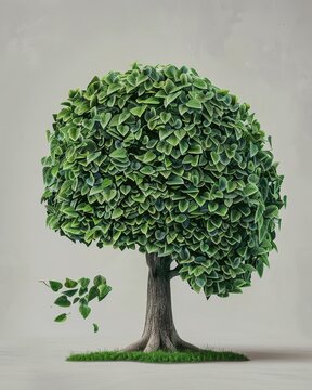 tongueshaped tree with leaves as alphabets linguistic diversity