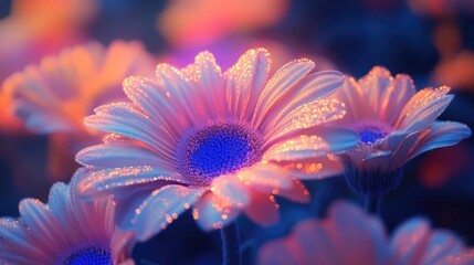 Touch-sensitive flowers generating musical tones