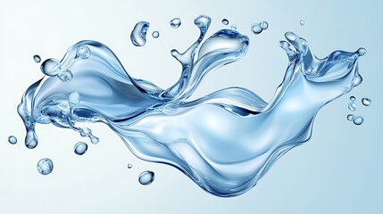 Water splash illustration graphic design