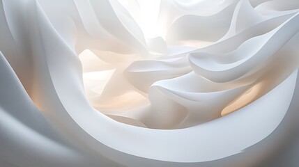 White fabric drape texture