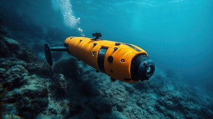 Underwater autonomous drone for marine research