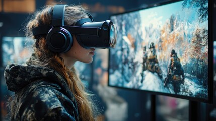 ual reality artist painting in a 3D environment