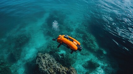 Underwater autonomous drone for marine research