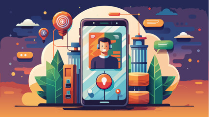 night traffic in the city