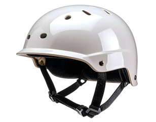 Fototapeta premium Close up white safety helmet headgear