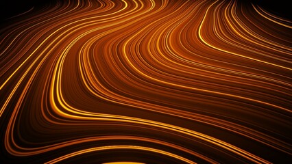 Weave lines. Abstract background. 3d render. Network connection structure.