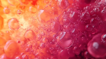 Abstract bubbles background design