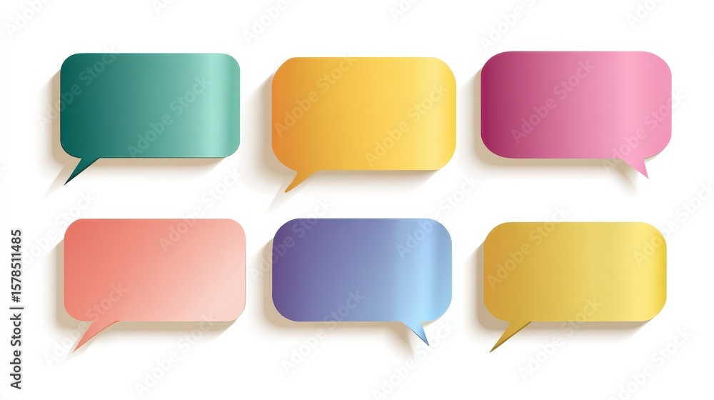 Poster quote remark mention quotation and callout text frame set. colored citation memo or dialog box speec