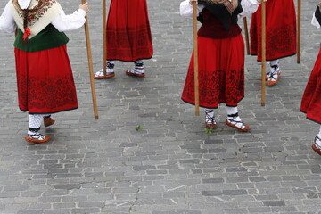 Basque folk dance performance