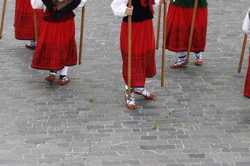 Basque folk dance performance