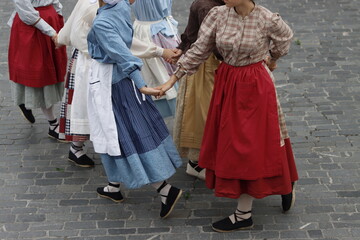 Basque folk dance performance