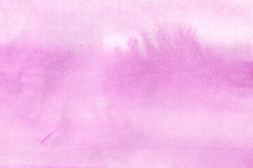 Watercolor purple background. Watercolor painted paper.