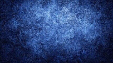 Abstract dark blue textured background with grunge finish ideal for web banners or wallpapers featuring creative copy space.
